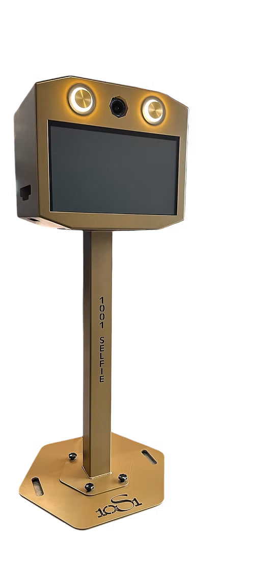 Borne photobooth premium avec ring light